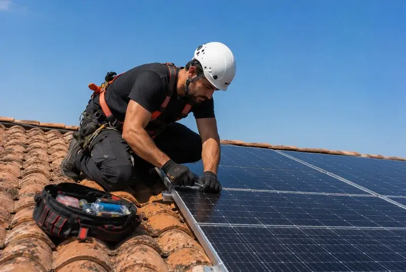 Maintenance et monitoring de panneaux solaires à Renac